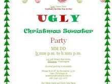 83 Format Ugly Sweater Party Invitation Template Free Word For Free for Ugly Sweater Party Invitation Template Free Word