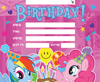 83 Free My Little Pony Birthday Invitation Template With Stunning Design with My Little Pony Birthday Invitation Template