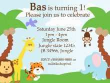 83 Free Printable Jungle Birthday Invitation Template Free for Ms Word for Jungle Birthday Invitation Template Free