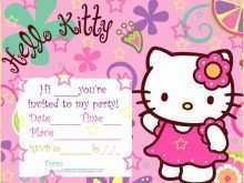 83 How To Create Hello Kitty Blank Invitation Template Now with Hello Kitty Blank Invitation Template