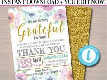 83 Standard Thank You Party Invitation Template With Stunning Design for Thank You Party Invitation Template