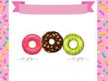 83 The Best Donut Party Invitation Template Free Formating for Donut Party Invitation Template Free