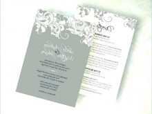 Invitation Card Format For Marriage