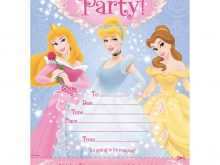 84 Customize Our Free Disney Princess Birthday Invitation Template With Stunning Design for Disney Princess Birthday Invitation Template