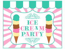 84 Customize Our Free Ice Cream Party Invitation Template Free For Free by Ice Cream Party Invitation Template Free