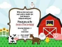 84 Free Printable Petting Zoo Birthday Invitation Template With Stunning Design with Petting Zoo Birthday Invitation Template