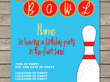 84 Free Ten Pin Bowling Party Invitation Template Download by Ten Pin Bowling Party Invitation Template