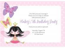 84 Online Birthday Invitation Butterfly Template For Free with Birthday Invitation Butterfly Template