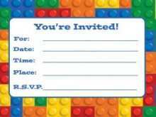 84 Online Lego Party Invitation Template With Stunning Design for Lego Party Invitation Template