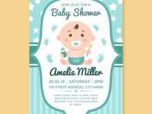 84 Standard Baby Shower Invitation Template Vector With Stunning Design for Baby Shower Invitation Template Vector