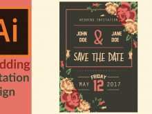 84 Visiting Adobe Illustrator Wedding Invitation Template PSD File by Adobe Illustrator Wedding Invitation Template
