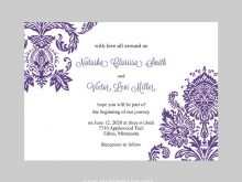 85 Best Wedding Invitation Templates Violet Maker for Wedding Invitation Templates Violet