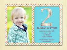 85 Blank 2 Year Old Birthday Invitation Template For Free with 2 Year Old Birthday Invitation Template