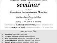 85 Blank Example Of Invitation Card For Seminar Now by Example Of Invitation Card For Seminar