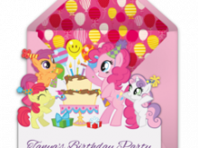 85 Blank My Little Pony Birthday Invitation Template Layouts with My Little Pony Birthday Invitation Template