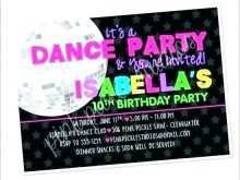 Dance Party Invitation Template