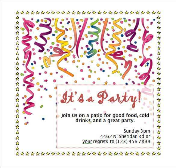 85 Customize Office Party Invitation Template Free For Free with Office Party Invitation Template Free