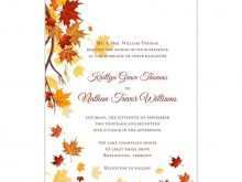 85 Format Leaves Wedding Invitation Template in Word for Leaves Wedding Invitation Template