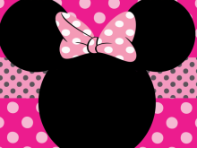 85 Format Minnie Mouse Birthday Invitation Template Now for Minnie Mouse Birthday Invitation Template