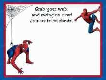 85 Free Birthday Invitation Template Spiderman Photo by Birthday Invitation Template Spiderman