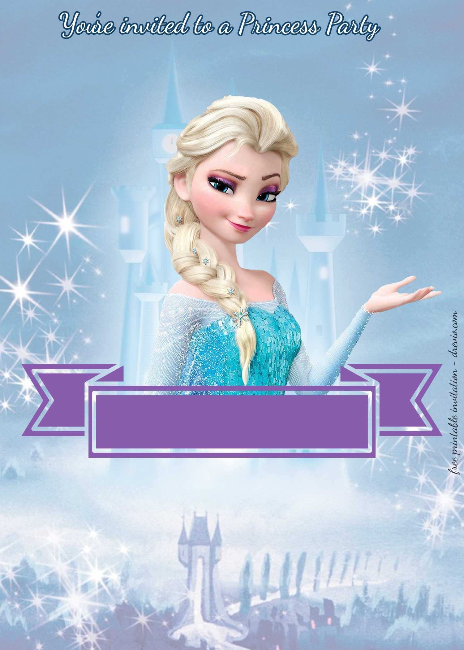 Free Invitation Edit Frozen Entirely Emily Frozen Party Ideas {with