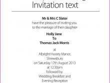 85 Visiting Wedding Invitation Template Text Layouts by Wedding Invitation Template Text