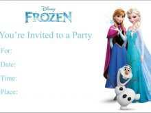 86 Best Frozen Invitation Blank Template Photo with Frozen Invitation Blank Template