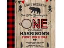 86 Best Lumberjack Birthday Invitation Template With Stunning Design by Lumberjack Birthday Invitation Template