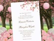 86 Customize Our Free Wedding Invitation Template Cherry Blossom PSD File with Wedding Invitation Template Cherry Blossom