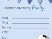 Birthday Party Invitation Template Boy