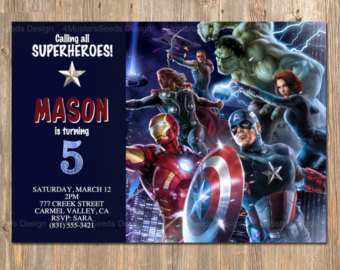 86 Standard Avengers Party Invitation Template Layouts with Avengers Party Invitation Template