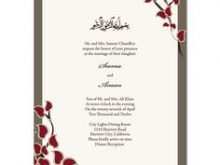 86 Visiting Muslim Wedding Invitation Template Formating with Muslim Wedding Invitation Template
