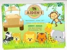 87 Best Zoo Party Invitation Template Free in Word with Zoo Party Invitation Template Free