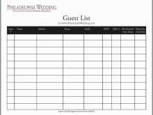 Wedding Invitation Tracker Template