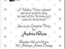 87 Creating Surprise Party Invitation Template Now for Surprise Party Invitation Template