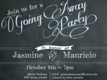 87 Customize Our Free Going Away Party Invitation Template Free Formating for Going Away Party Invitation Template Free