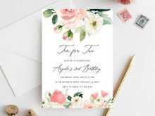 87 Customize Our Free Tea Party Invitation Template in Word by Tea Party Invitation Template