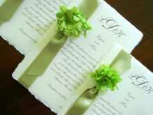 87 Customize Our Free Wedding Invitation Designs Green for Ms Word with Wedding Invitation Designs Green