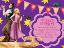 87 Customize Rapunzel Birthday Invitation Template Templates with Rapunzel Birthday Invitation Template