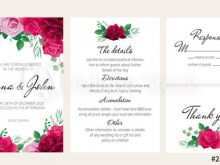 87 Format Wedding Invitation Template Red in Word for Wedding Invitation Template Red