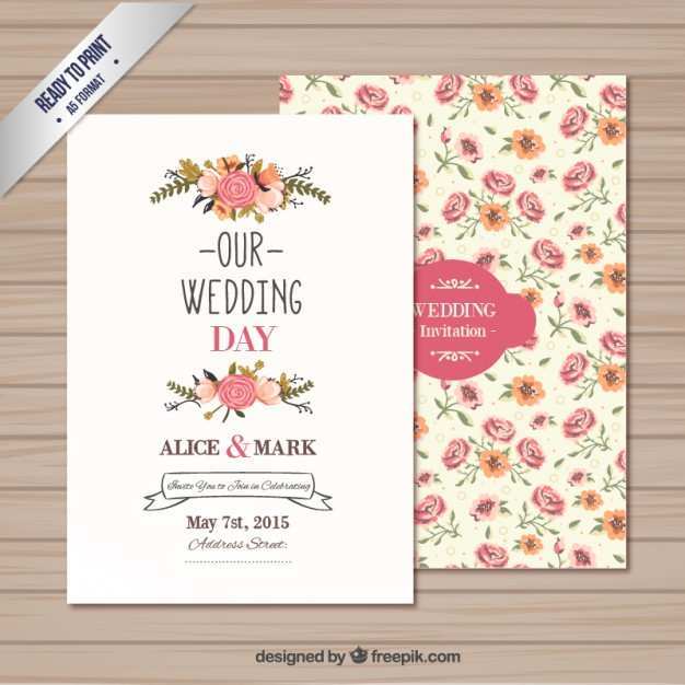 87 How To Create Flower Invitation Template Vector Download for Flower Invitation Template Vector