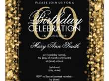 87 Printable Birthday Invitation Template Black And Gold in Photoshop by Birthday Invitation Template Black And Gold