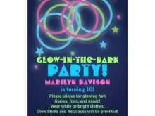87 Printable Glow In The Dark Party Invitation Template Free Download by Glow In The Dark Party Invitation Template Free