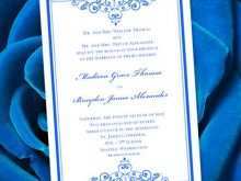 87 Report Wedding Invitation Template Royal Blue in Word by Wedding Invitation Template Royal Blue