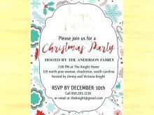 87 Standard Christmas Party Invitation Blank Template for Ms Word with Christmas Party Invitation Blank Template