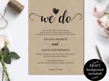 87 The Best We Do Wedding Invitation Template Download with We Do Wedding Invitation Template