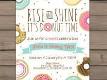 87 Visiting Donut Party Invitation Template Free Maker for Donut Party Invitation Template Free