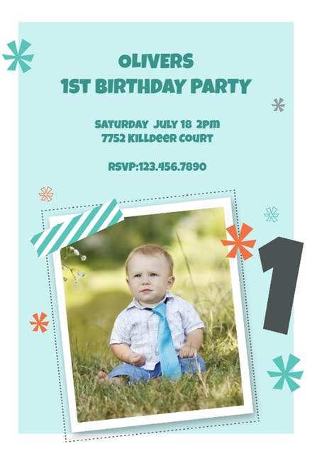 88 Adding Birthday Invitation Template For Baby Boy in Photoshop with Birthday Invitation Template For Baby Boy