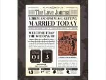 88 Adding Newspaper Wedding Invitation Template Now with Newspaper Wedding Invitation Template