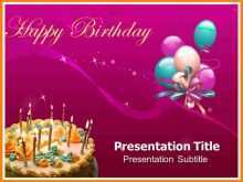 Birthday Invitation Template Powerpoint